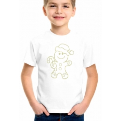 Świąteczna koszulka dziecięca z nadrukiem