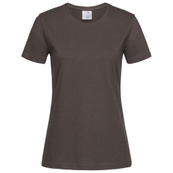 T-shirt Damski Krótki Rękaw STEDMAN Kolor Czekolada dostępne w rozmiarach od S do XL